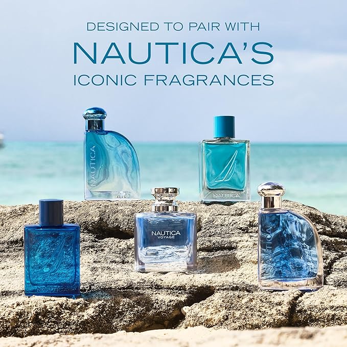 Nautica Grooming Aftershave Balm 3.3 fl oz (Pack of 1), Notes of Grapefruit, Lavender, and Wood, Men's Fragrance, Long Lasting, Everyday Fragrance, Travel Size