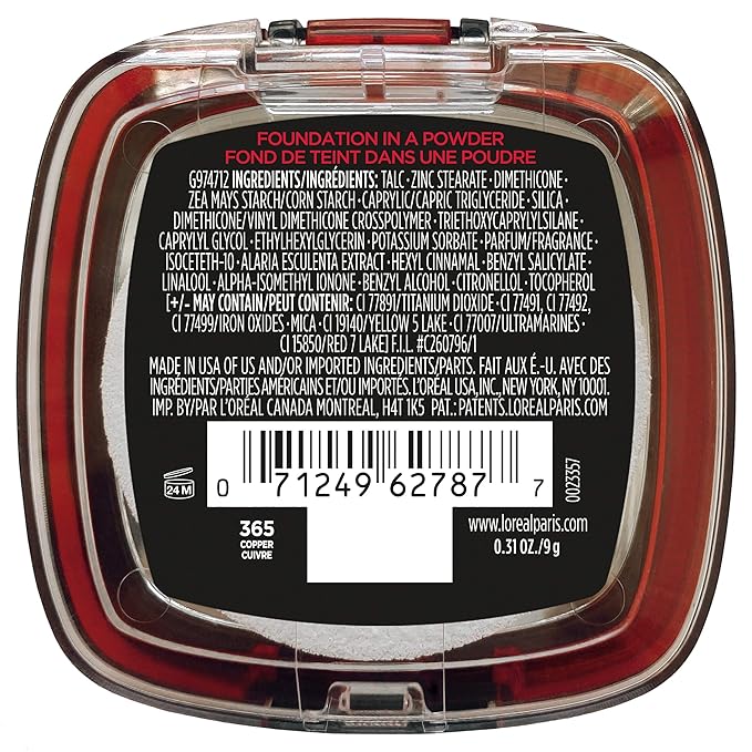 L'Oreal Paris Makeup Infallible Fresh Wear Foundation in Copper, . 0.31 oz