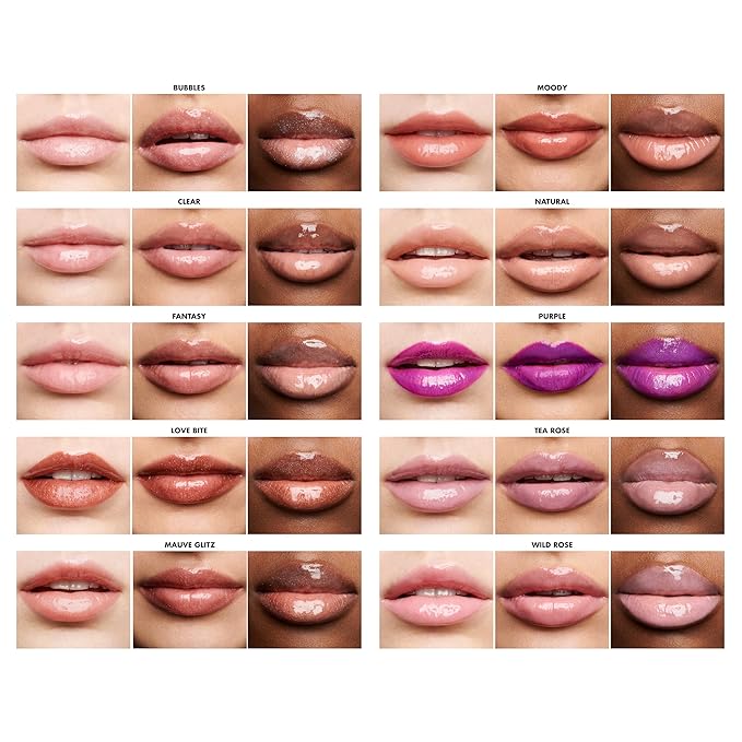 e.l.f. Lip Lacquer, Moisturizing, Shiny, Non-Sticky, Long Lasting, Provides Maximum Color, Glides On, Moody, 0.08 Fl Oz