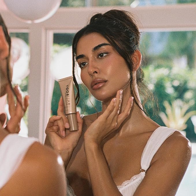 Bali Body Bronzing Serum | Hydrating with Hyaluronic Acid & Vitamin E | Anti-Aging Skin Bronzing Serum for Face | Lightweight, Non-Greasy, Buildable Skin Tint | Cruelty-Free (30 ml/1.01 fl oz)