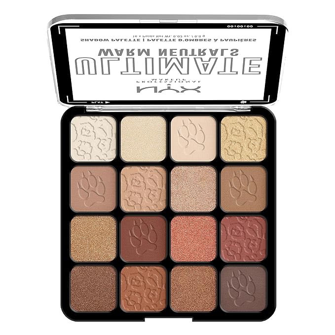 NYX PROFESSIONAL MAKEUP, Ultimate Shadow Palette, Eyeshadow Palette - Warm Neutrals