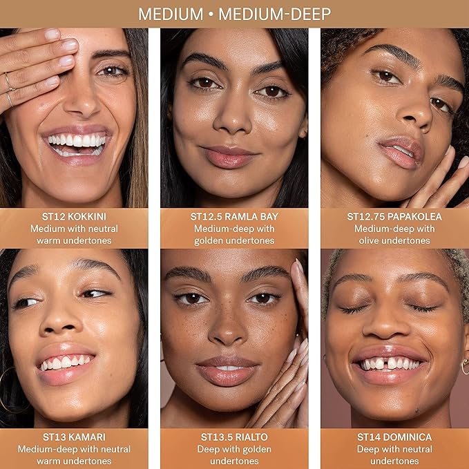 ILIA - Super Serum Skin Tint SPF 40 | Non-Comedogenic, Vegan, Lightweight to Help Against Blue Light, + Pollution while Hydrating, Smoothing, + Refining (Ramla Bay ST12.5, 1 fl oz | 30 ml)