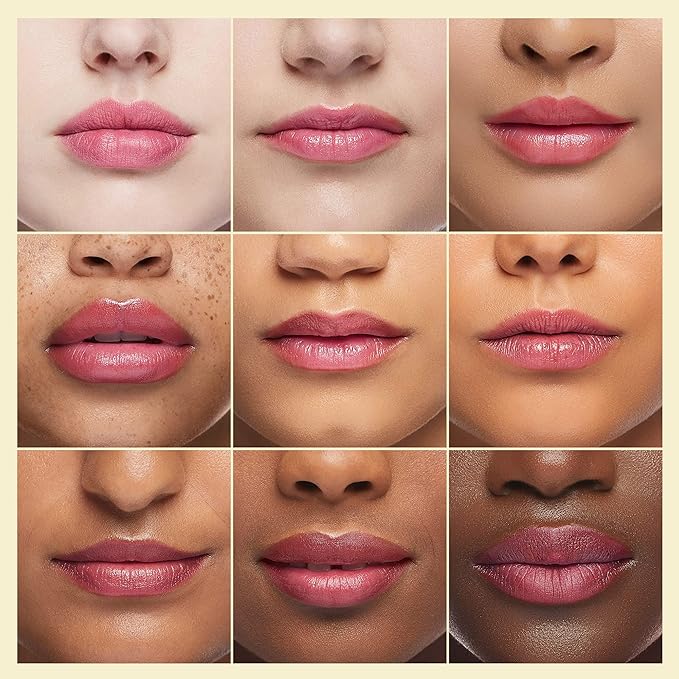 Flower Lip Balm - Color Changing Lipstick Jelly Lip Stain for Perfect Pink Shade, Unique pH Lip Balm for Your Lips, Clean & Vegan Flower Balm (Purple)