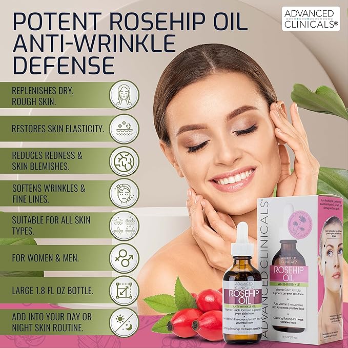 Advanced clinicals rosehip oil for