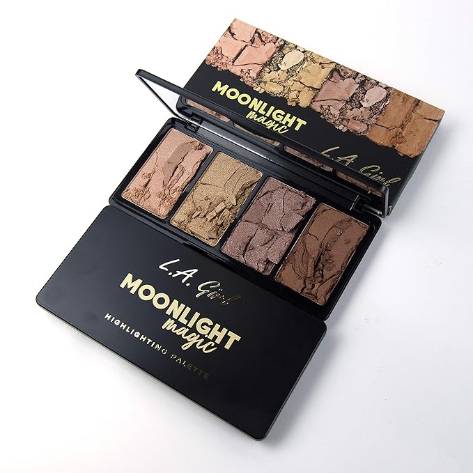 L.A. Girl Fanatic Highlight Palette, Moonlight Magic, 1 1 Ounce