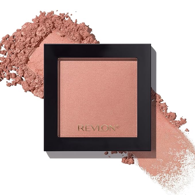 Revlon Blush, Powder Blush Face Makeup, High Impact Naughty Nude, 0.17 oz