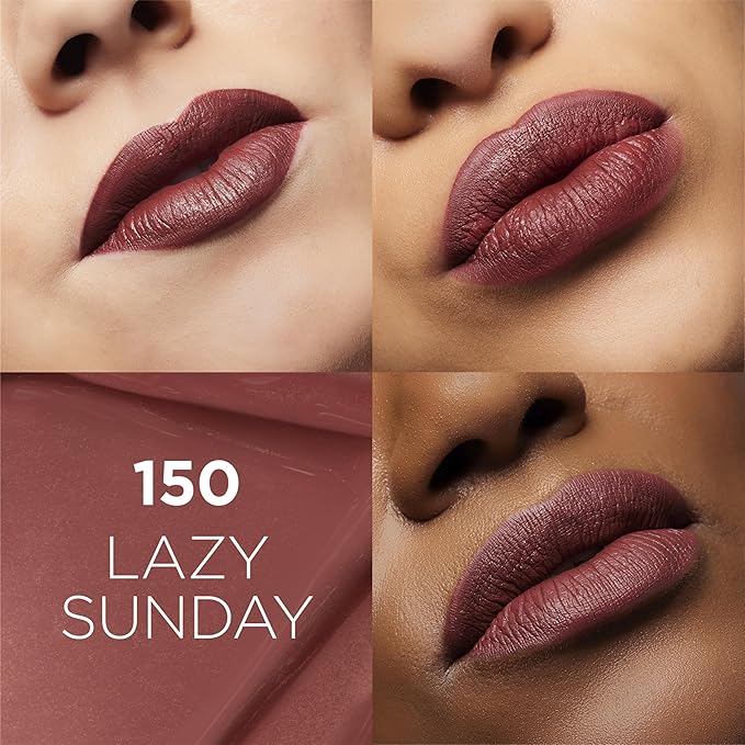 L'Oreal Paris Infallible Matte Resistance Liquid Lipstick, up to 16 Hour Wear, Lazy Sunday 150, 0.16 Fl Oz