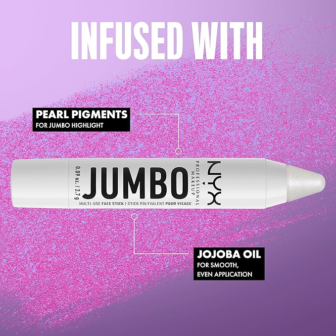 NYX PROFESSIONAL MAKEUP, Jumbo Multi-Use Face Highlighter Stick Ice Cream