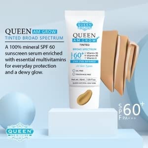 QUEEN AM GLOW | TINTED Sunscreen SPF 60 (03-Neutral Tan)