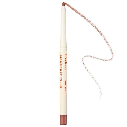 Freck Beauty MAKEOUT CLUB Nude Muse Lip Liner, Non Drying, Smooth Highly Pigmented Retractable Liner, Infused with Jojoba and Hyaluronic Acid, 03 - Camel Beige