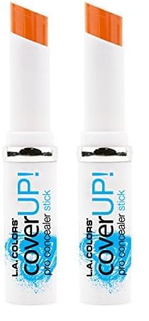 L.A. COLORS Pro Concealer Stick 615 Pure Orange, 0.11 Oz