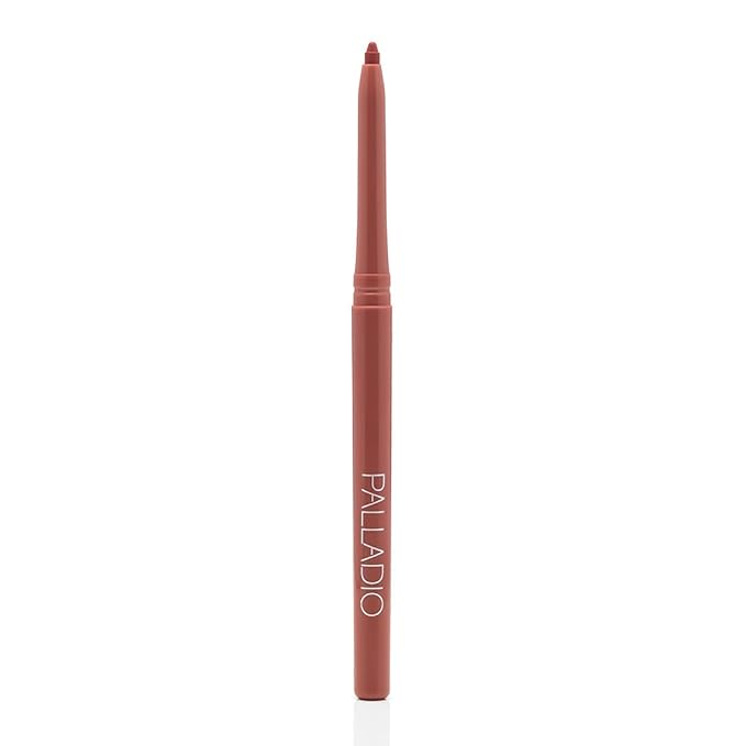Palladio, Retractable Waterproof Lip Liner High Pigmented and Creamy Color Slim Twist Up Smudge Proof Formula with Long Lasting All Day Wear No Sharpener Required, Raspberry
