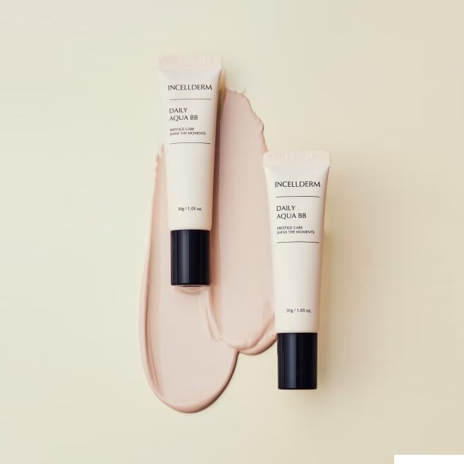 INCELLDERM Korean Beauty Skin Care Daily Aqua BB types - 30g