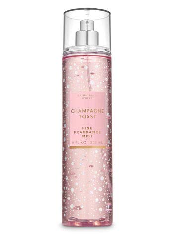 Bath and Body Works - Champagne Toast - 3 pc. Gift Set - Moisturizing Body Wash, Fine Fragrance Mist and Ultra Shea Body Cream - (2019 Edition)