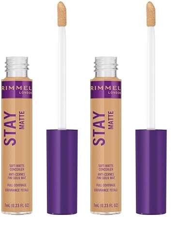 Rimmel Stay Matte Concealer, Linen, 0.05 Fl Ounce of 2)