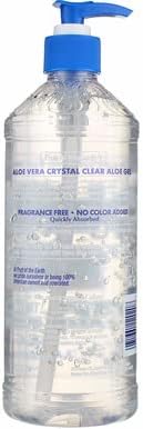 Fruit of the Earth Aloe Vera Crystal Clear Aloe Gel,20 oz (Pack of 3)