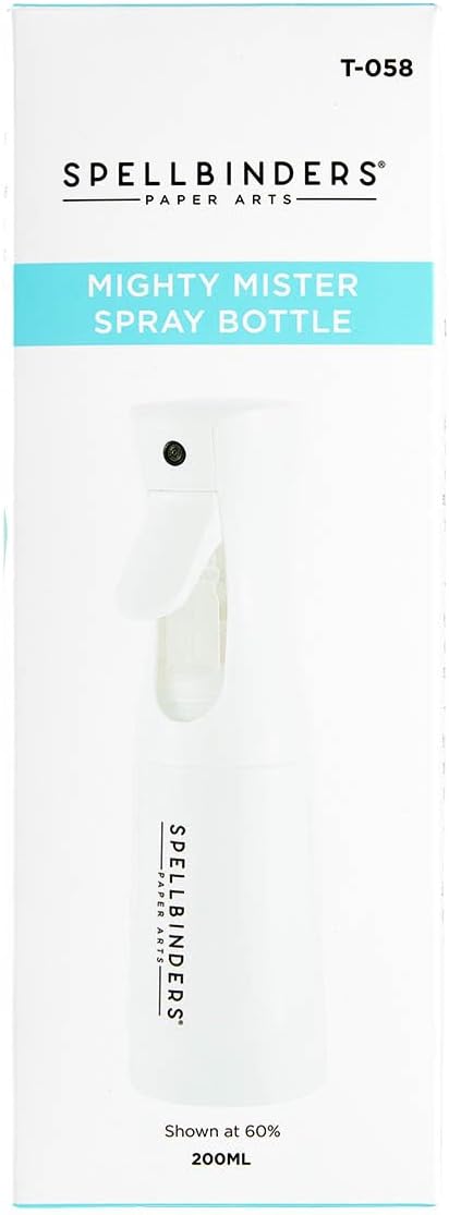 Spellbinders Mighty Mister Spray Bottle, White