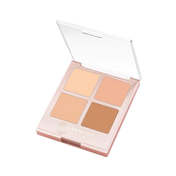 Mineral Fusion Concealer Palette Quad, Light to Neutral,
