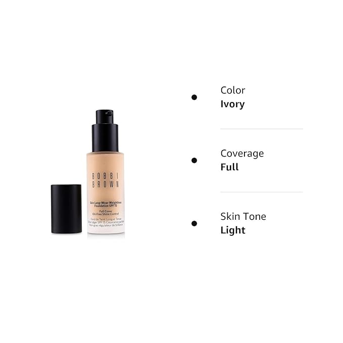 Skin Long-Wear Weightless Foundation SPF 15 - Ivory - Foundation 1 oz