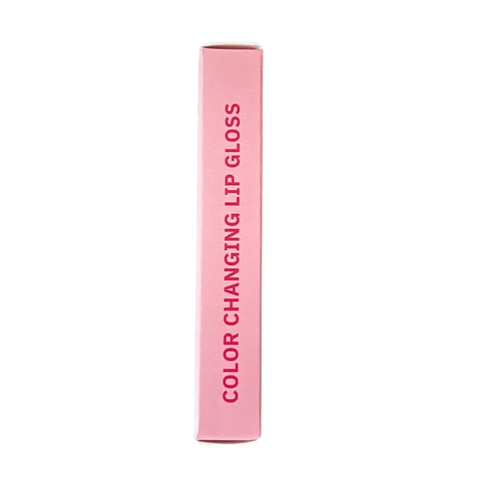 Just Glow Skincare & Beauty Magic Lips Color Changing Lip Gloss - Color Changing Lip Oil - Non-sticky, Hydrating, Moisturizing, Repairing and Nourishing Lip Gloss- Strawberry Cheesecake (0.25oz)