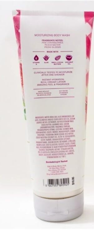 Bath & Body Works Gingham Gorgeous Moisturizing Body Wash 10 oz (Gingham Gorgeous)