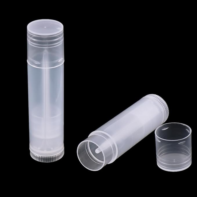 50Pcs 5ml Translucent Lipstick Cosmetic Empty