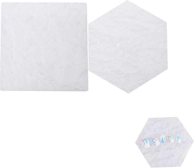 2pcs Nail Art Palette, False Nail Tips Display