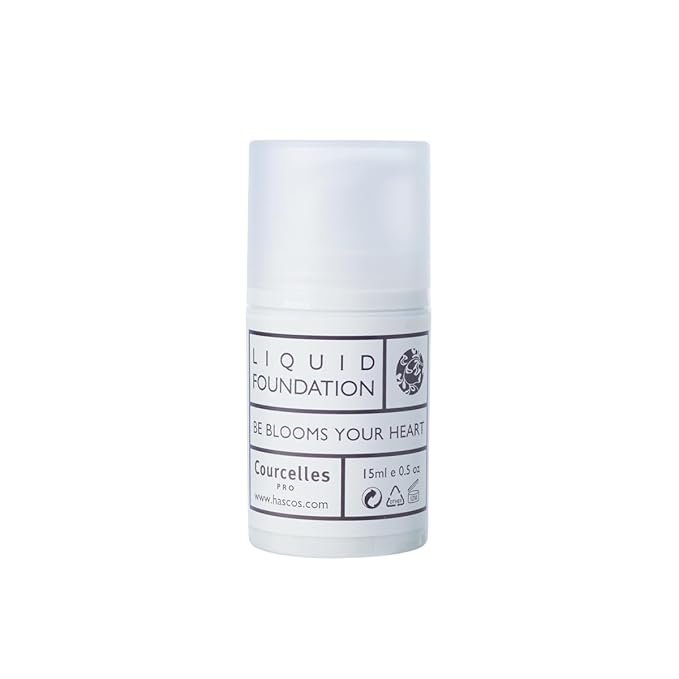 [Courcelles] Liquid Foundation (0.507oz) [K-Beauty] Made in Korea (NO.110-Pink Beige) 15ml