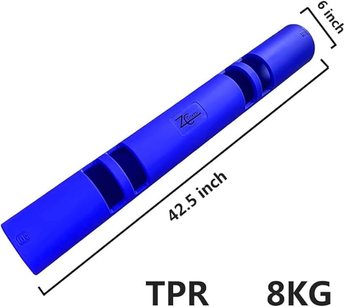 Fitness Tube Portable Durable Training Rubber Weight Bar