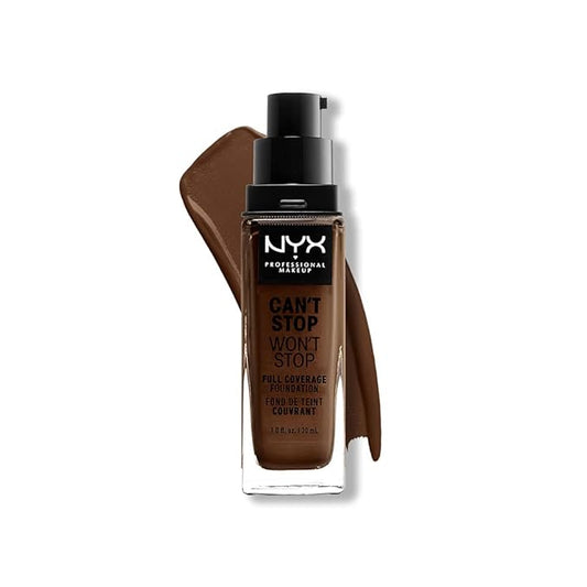 NYX PROFESSIONAL MAKEUP Can't Stop Won't Stop Foundation, - Chestnut