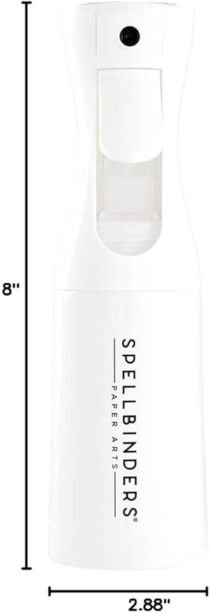 Spellbinders Mighty Mister Spray Bottle, White