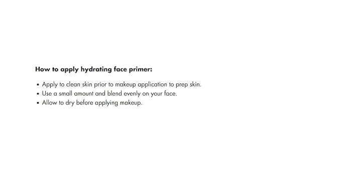 e.l.f. Hydrating Face Primer, Makeup Primer For Flawless, Cruelty-free, Small