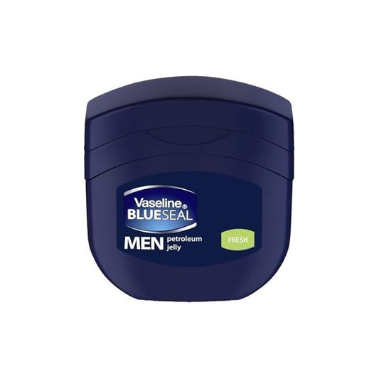 Vaseline Men's Fresh Blue Seal Petroleum Jelly, 250ml - Paraben-Free Dry Skin Whole Body Moisturizer