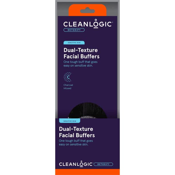 Cleanlogic charcoal infused exfoliating dual-texture