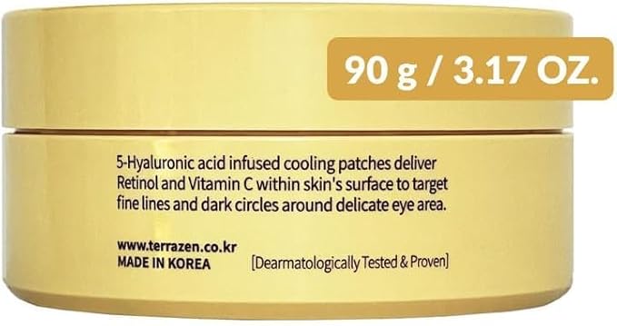 Korean eye patches retinol repair