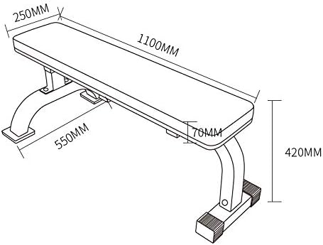 Flat Weight Utility Bench Heavy Duty for Multi-Purpose Exercises-1,000 lbs