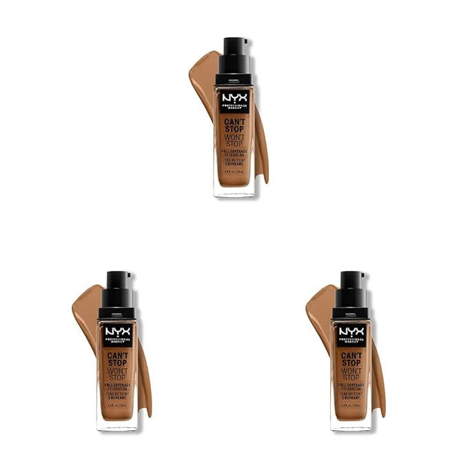 NYX PROFESSIONAL MAKEUP Can't Stop Won't Stop Foundation, of 3)