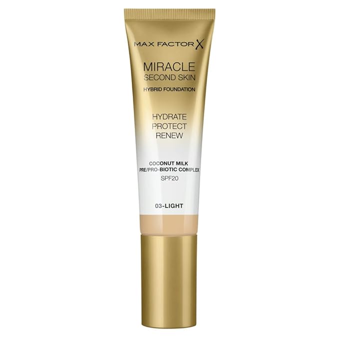 Max Factor Miracle Second Skin Foundation SPF 20-03 1.01 oz