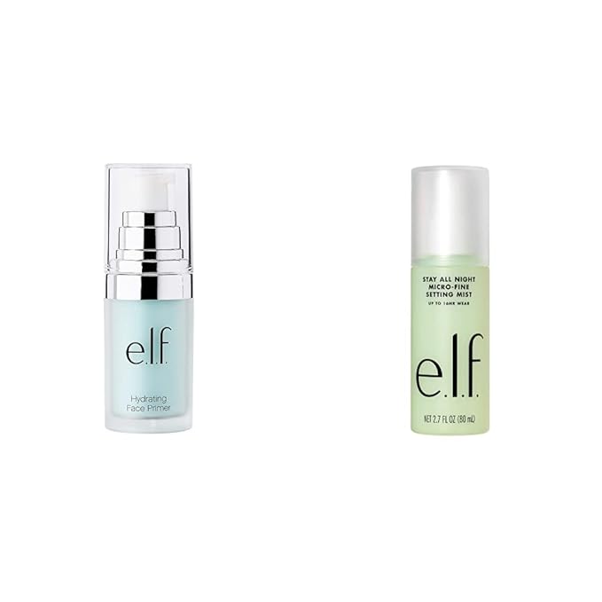e.l.f Hydrating Face Primer, Lightweight, Long Lasting, Creamy, Oz () 80mL
