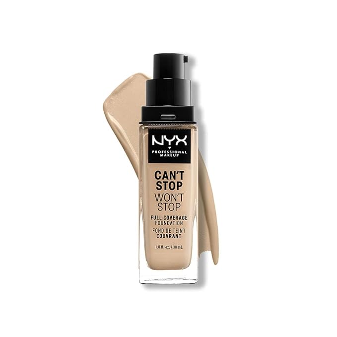NYX PROFESSIONAL MAKEUP Can't Stop Won't Stop Foundation, - Nude