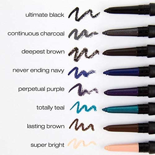 L.A. Girl Ultimate Intense Stay Auto Eyeliner, Totally Teal GP326 (Pack of 5)