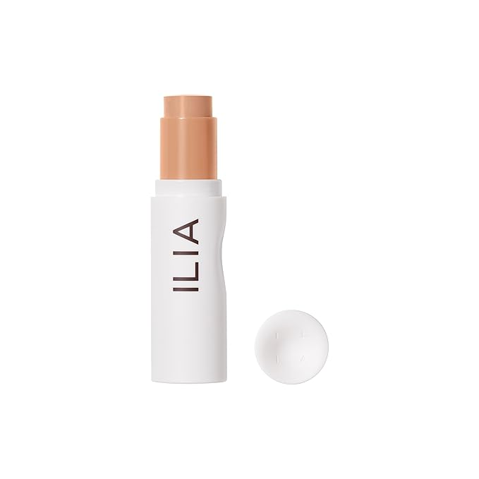 ILIA - Skin Rewind Complexion Stick - Foundation + Concealer + Skincare | Non-Toxic, Vegan, Cruelty-Free, Clean Makeup (22C - Sugi, 0.35 oz | 10 g)
