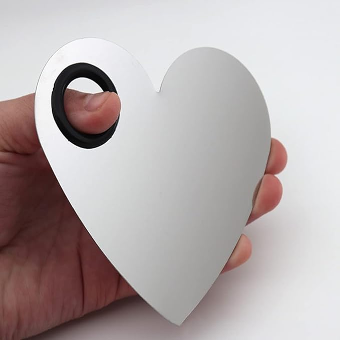 Heart Shaped Makeup Palette Stainless Steel Nail-art Cosmetic