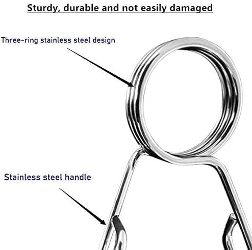 2 Inch Barbell Clamps Olympic Barbell Spring Clip