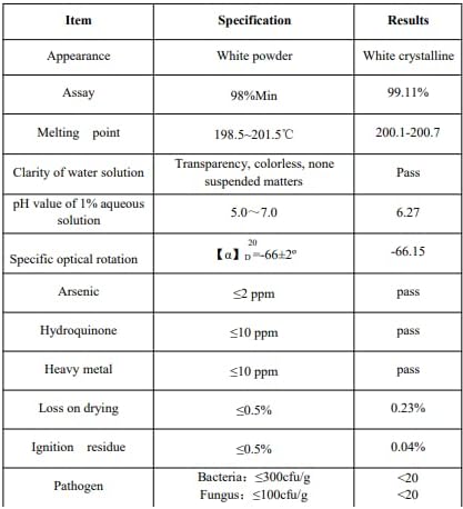 Naturejam Alpha Arbutin Powder Pure Skin Whitener Brightene