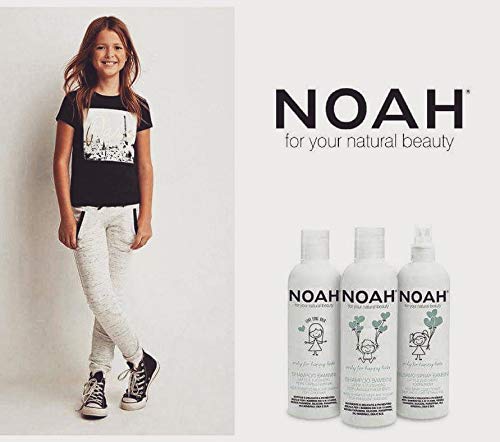 Kids Organic Detangling Shampoo - Milk Protein & Sugar for Smooth Hair, Sulfate-Free, Gentle & Hydrating, 8.5 fl.oz