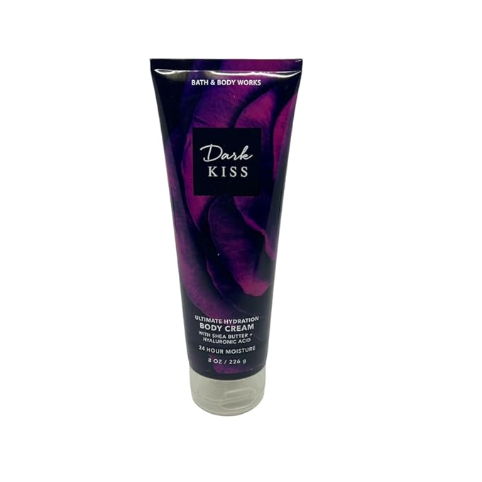 Bath & Body Works DARK KISS 2-piece Gift Set with a Red Bow for Holidays & Gifts - Fine Fragrance Mist & Ultimate Hydration Body Cream