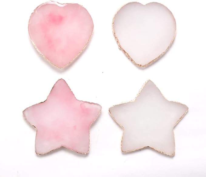 Heart Shape Resin Palette Nail Art Painting Palette