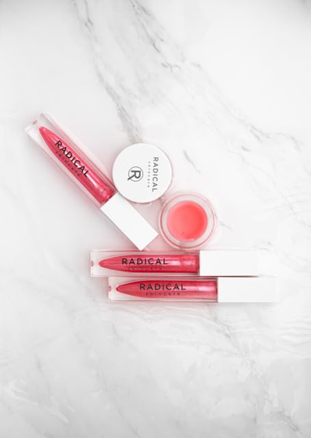 Radical Skincare Lip Luster Hyaluronic Infused Rose Lip Gloss – High Shine, Hydrating Formula for Soft, Radiant Lips | Cruelty-Free, Soy-Free, GMO-Free (5 ml)