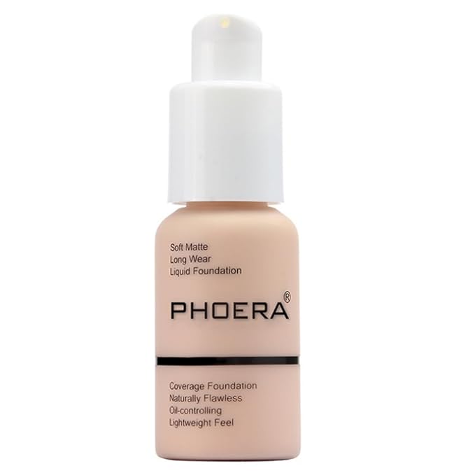 2Pcs Liquid Foundation Full Coverage 24HR Matte Oil Top (1pcs-109) 30ml